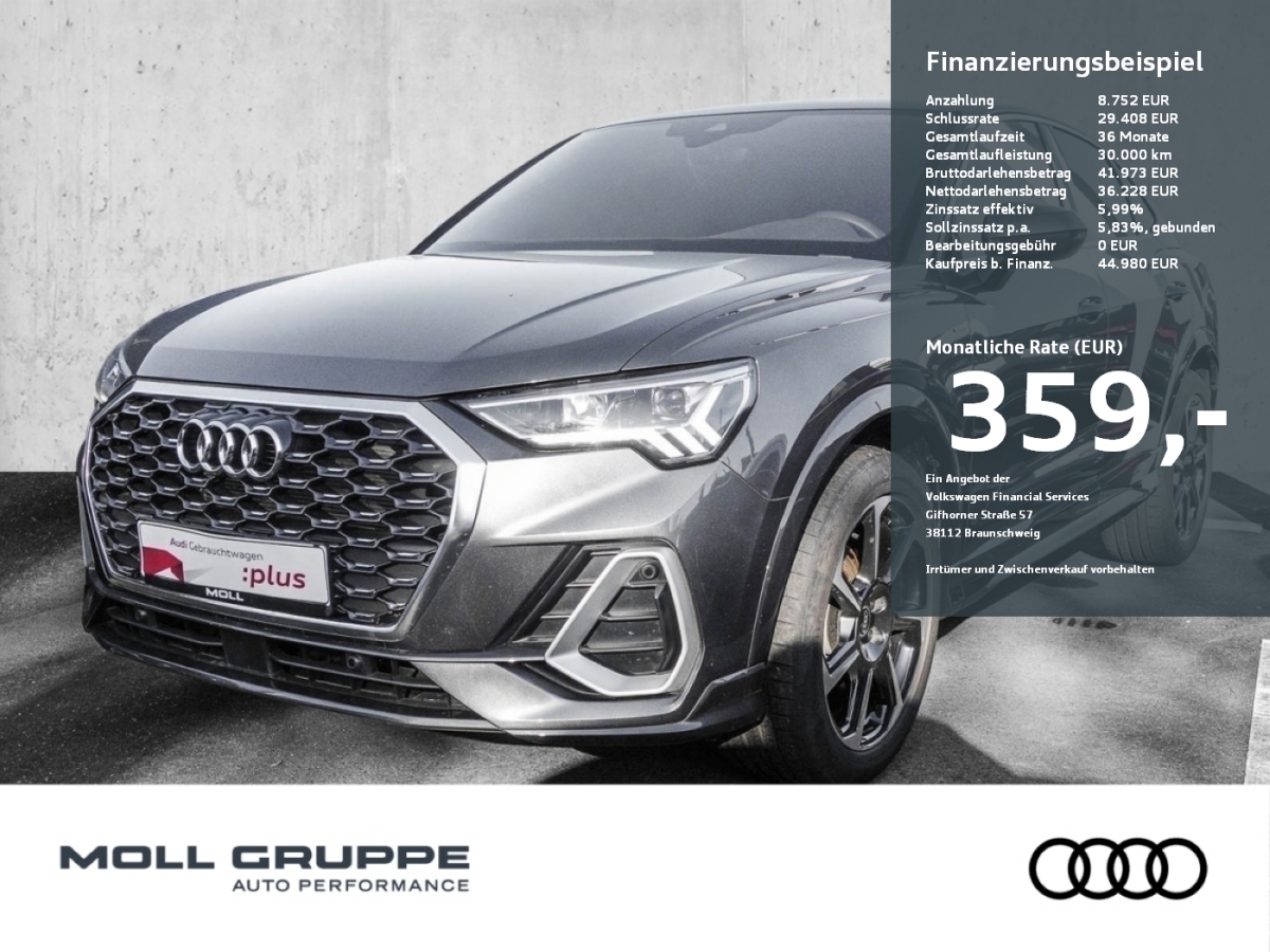 Q3 Sportback 35 TDI S tronic S line AHK NAVI