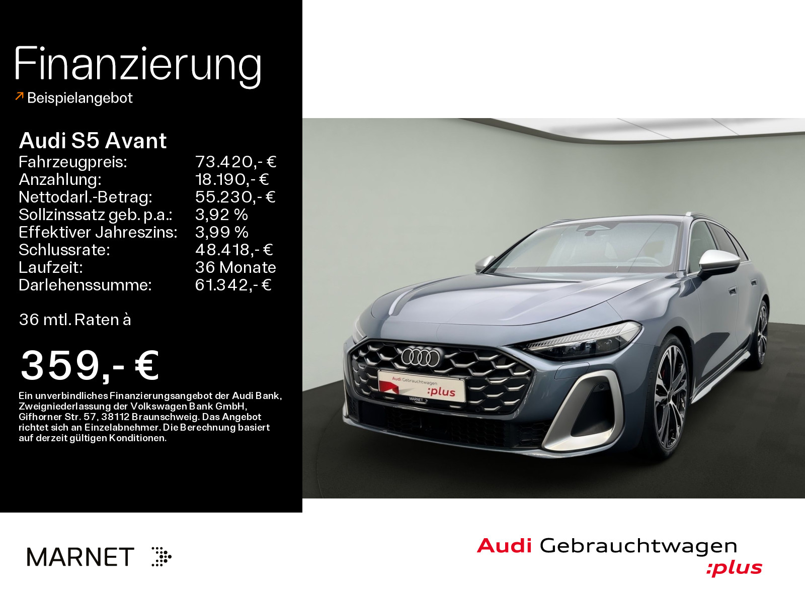 S5 Avant TFSI quattro*Navi*Matrix*Alu*B&O*HUD*PDC*Virtual Cockpit*Kamera*Sitzheizung