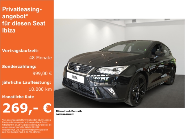 Ibiza FR Black Edition 1.0 TSI 85 kW (116 PS)
