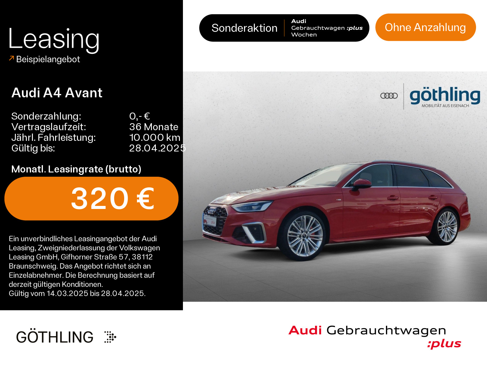 A4 Avant 40 TFSI 2x S line *AHK*B&O*LED*Virtual*Navi+*Teilleder*Tour*