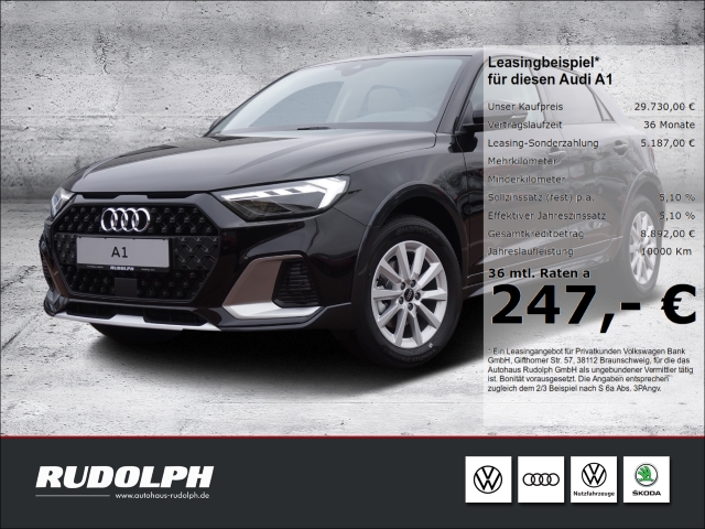 A1 allstreet 116 PS S tronic LED NAVI GRA SHZG EPH