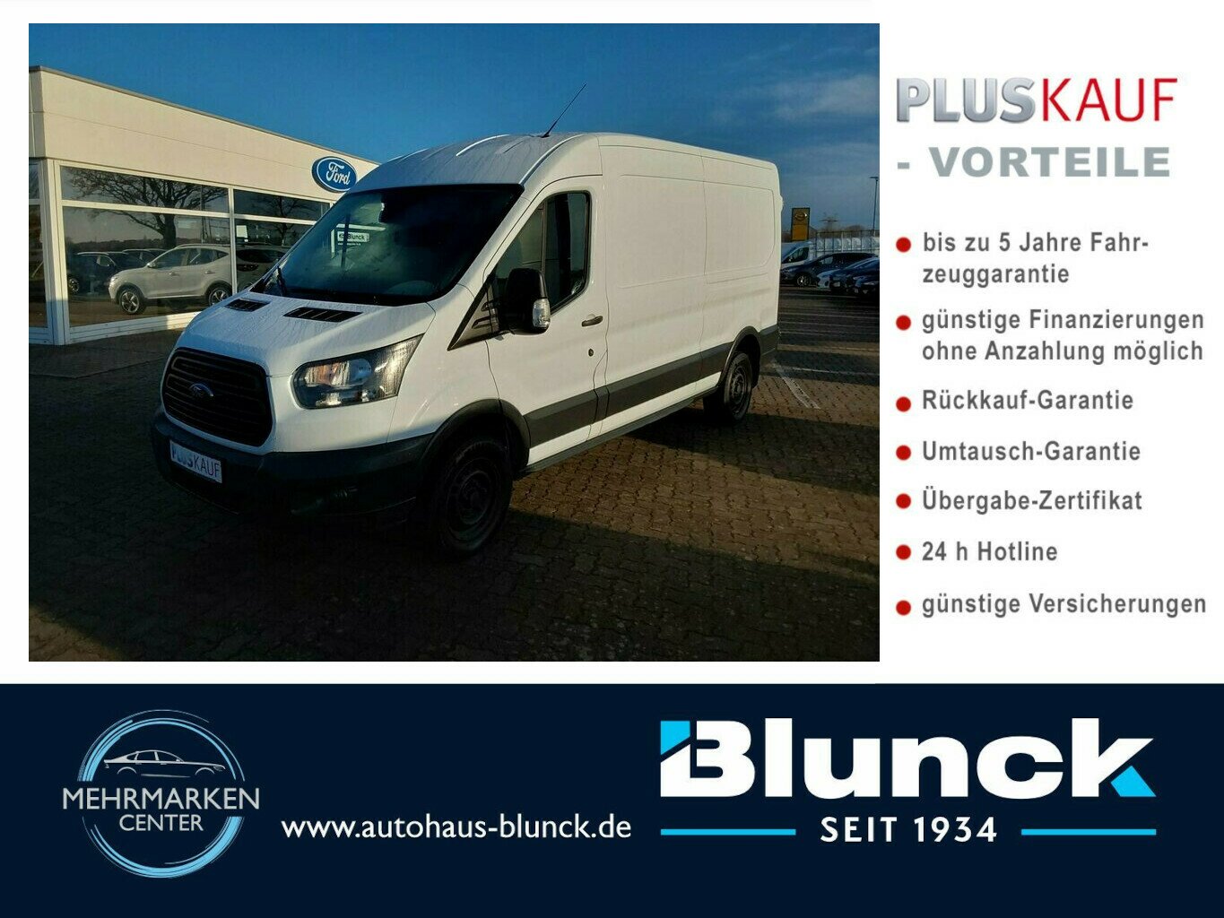 Transit 350 L3 H2 2.0 L TDCI KASTEN 130 PS