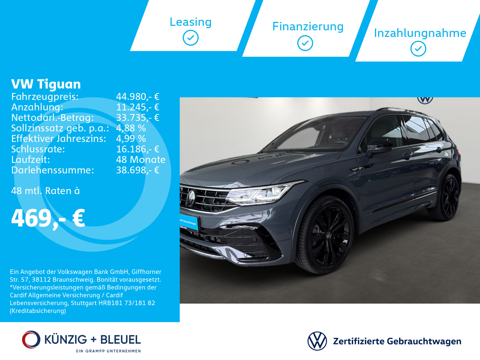Volkswagen Tiguan 2.0 TDI R-Line 4 M