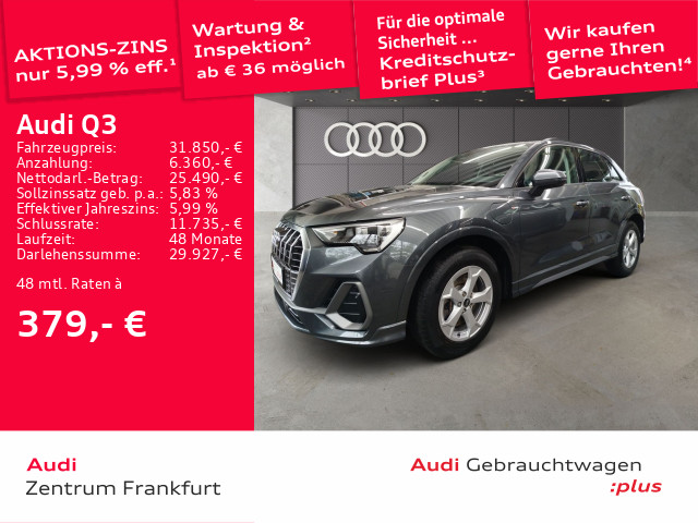 Q3 45 TFSI e S tronic S line Navi DAB VC PDC Sitzheizung
