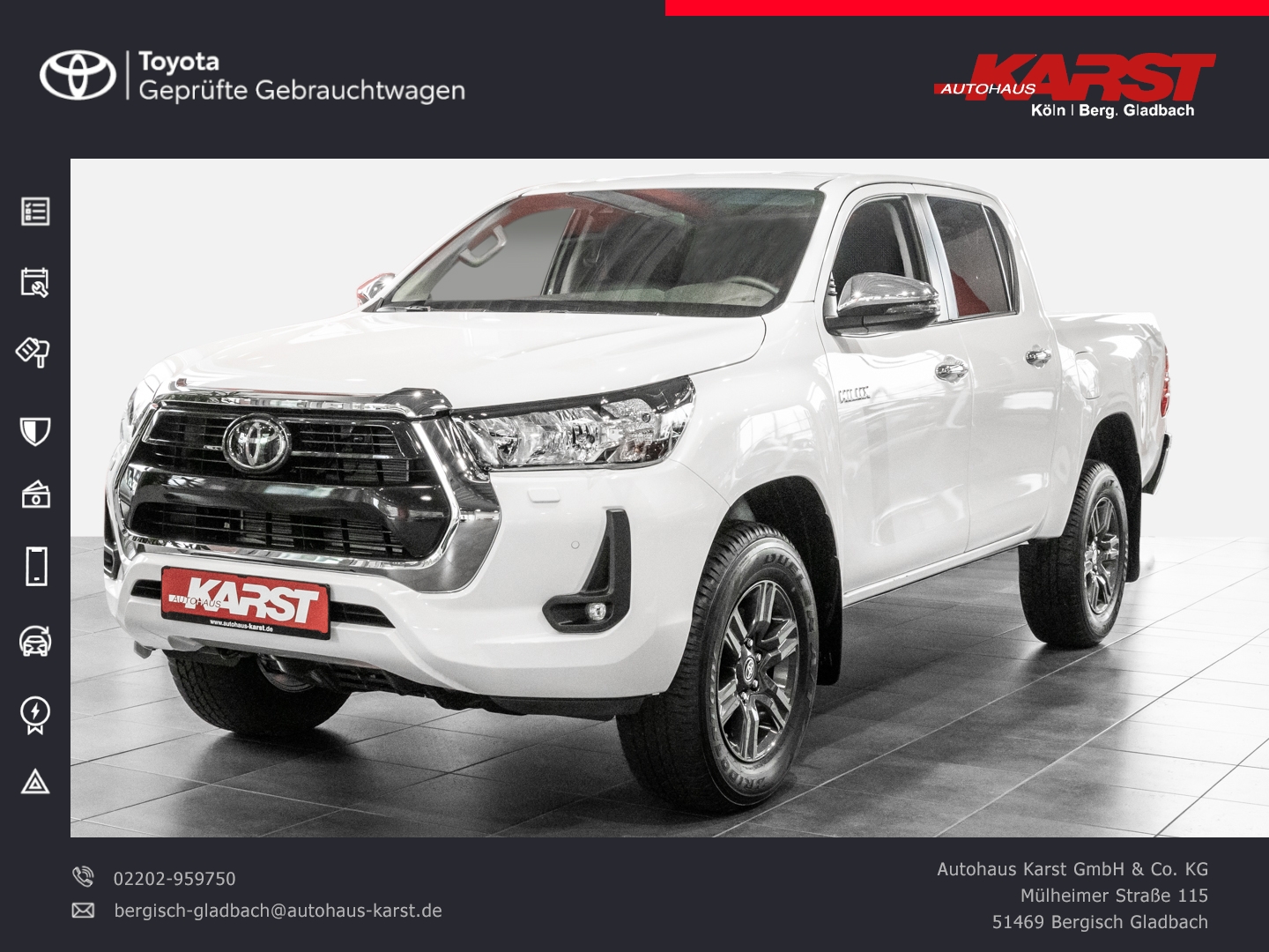 Hilux 2.4 l Double Cab  Aut. 4X4 Comfort Navi