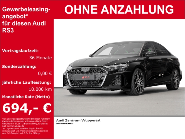 RS3 Limousine HUD AD Panorama Navi Leder Cockpit Soundsystem B & O Massagesitze