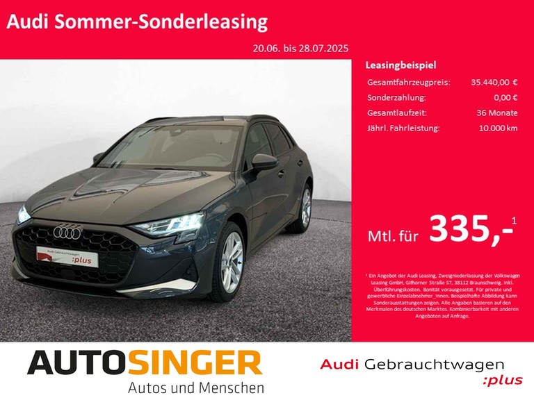 A3 Sportback advanced 35 TFSI *NAV*AHK*ACC*R-CAM