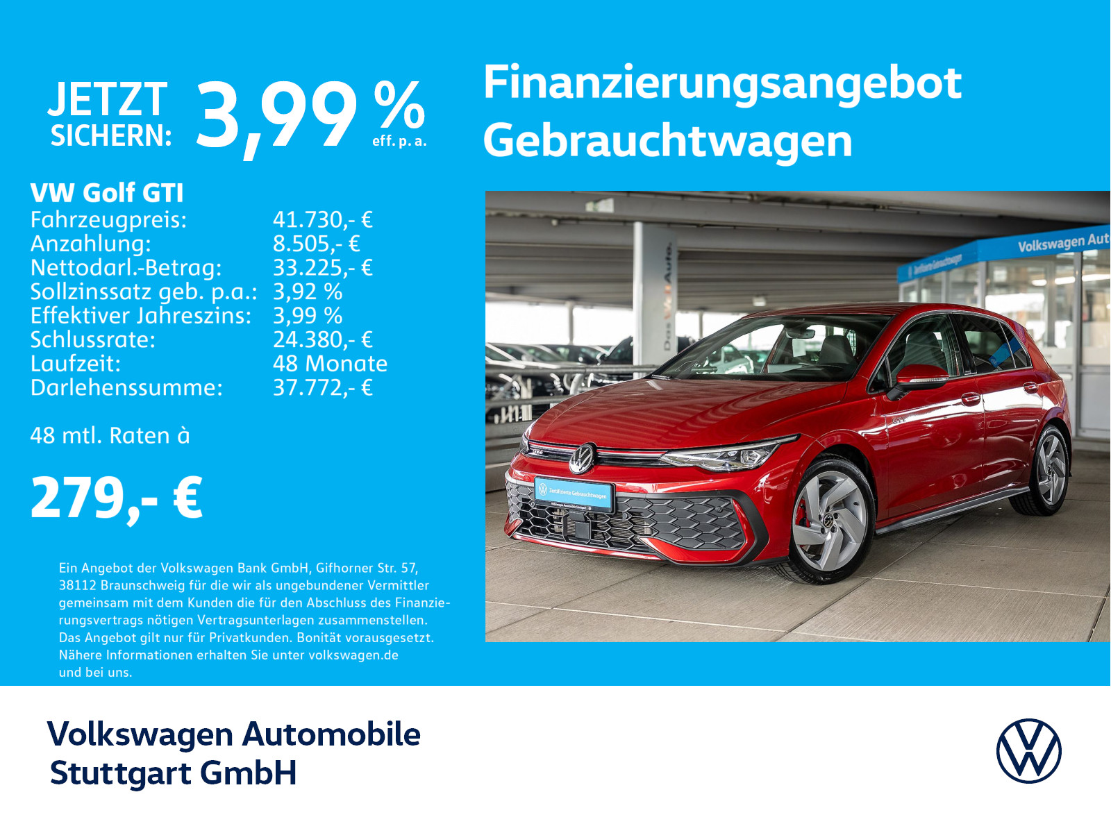 Volkswagen Golf 2.0 TSI GTI