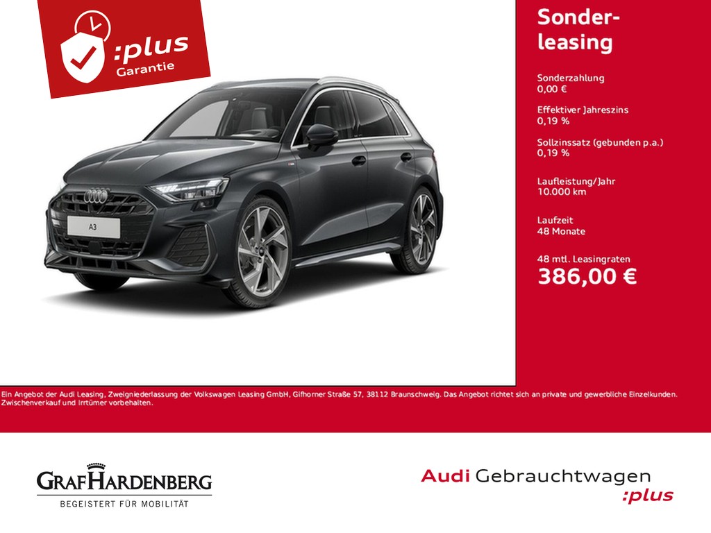A3 Sportback 35 TFSI S line LED Navi HuD ACC AHK