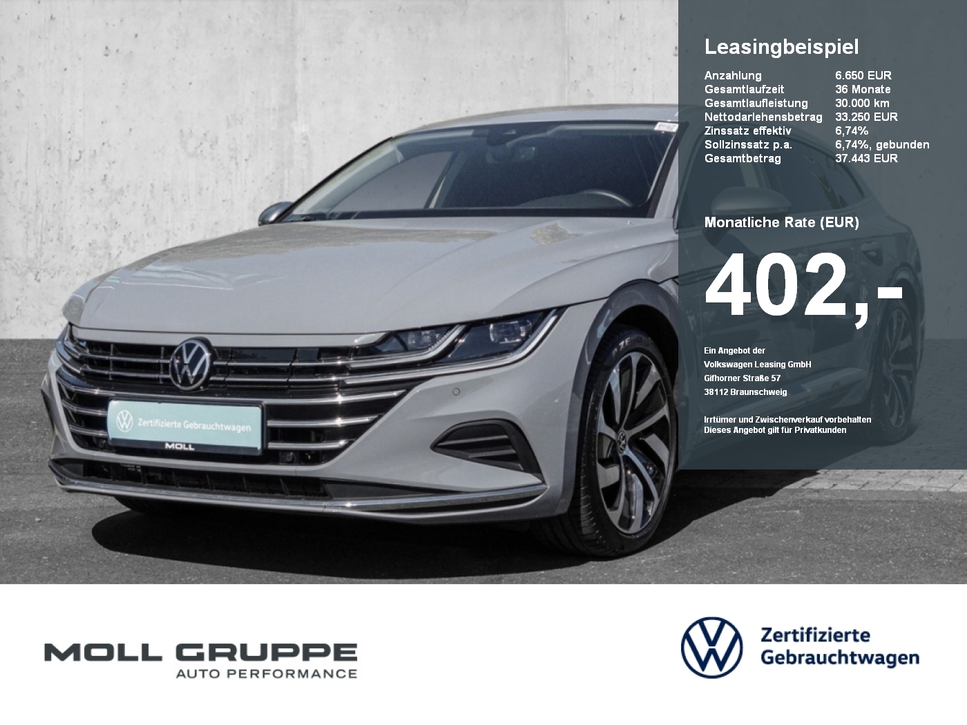 Arteon Shooting Brake 1.4eTSI eHybrid DSG Elegance
