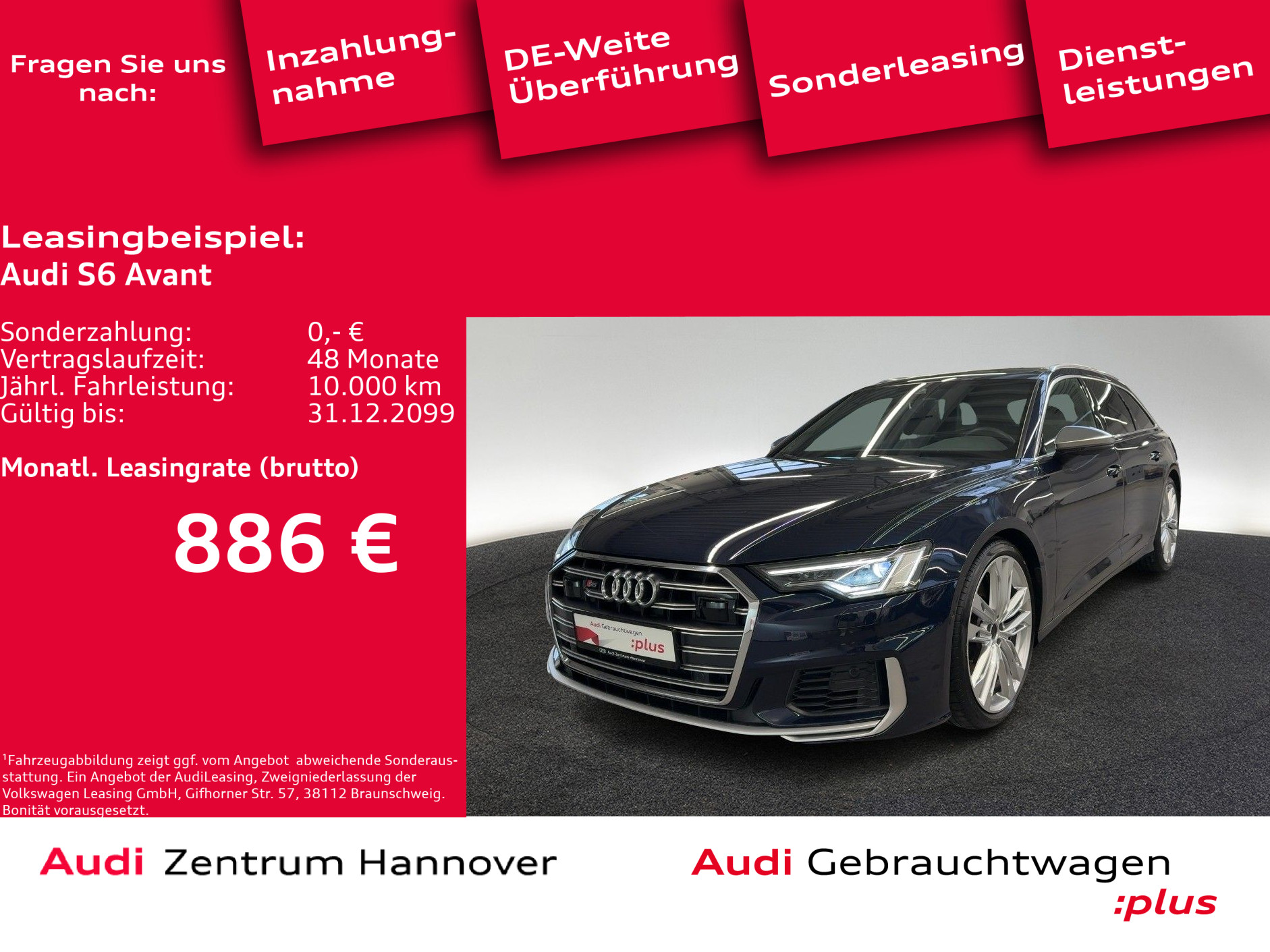 S6 Avant 3.0 TDI quattro Pano Matrix Kamera ACC