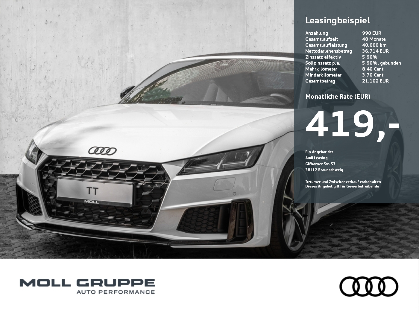 TT Roadster 40 TFSI 145(197) kW(PS) S tronic