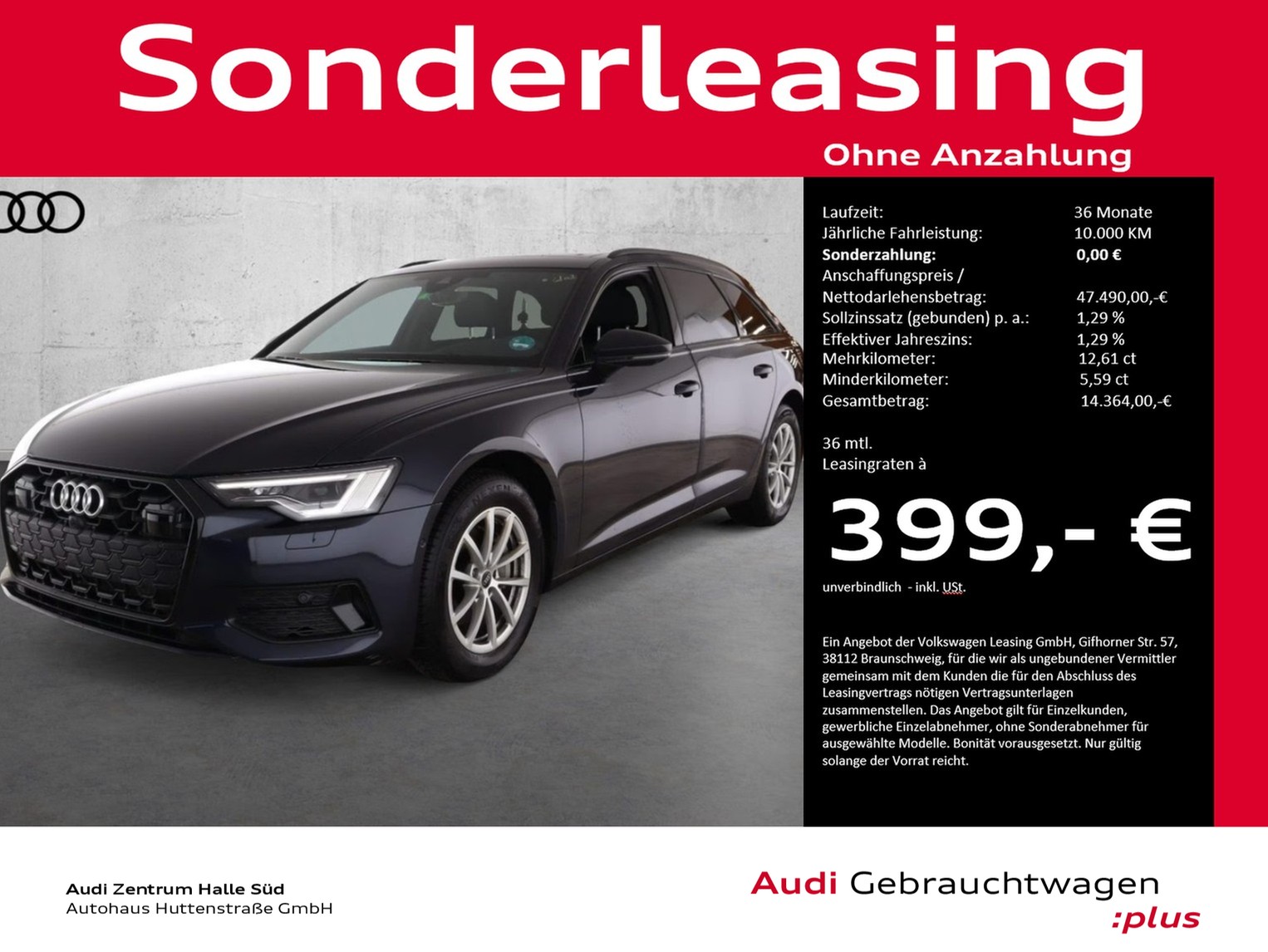 A6 Avant 35 TDI advanced MATRIX LEDER PANO AHK