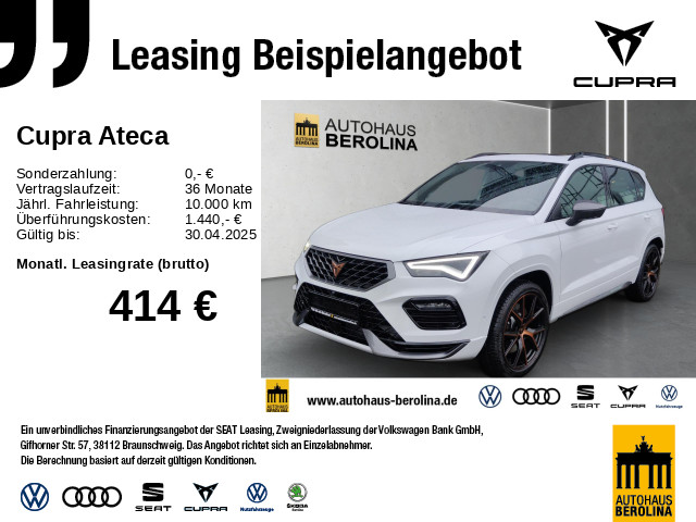 Ateca 2.0 TSI 4D VZ DSG *PANO*BEATS*AHK*ACC*SHZ*