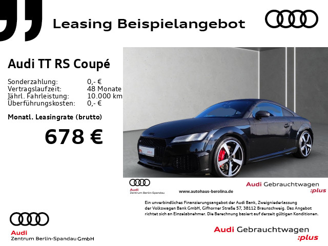 TT RS Coupé *RS-AGA*MATRIX*B&O*280 km/h*NAV+*