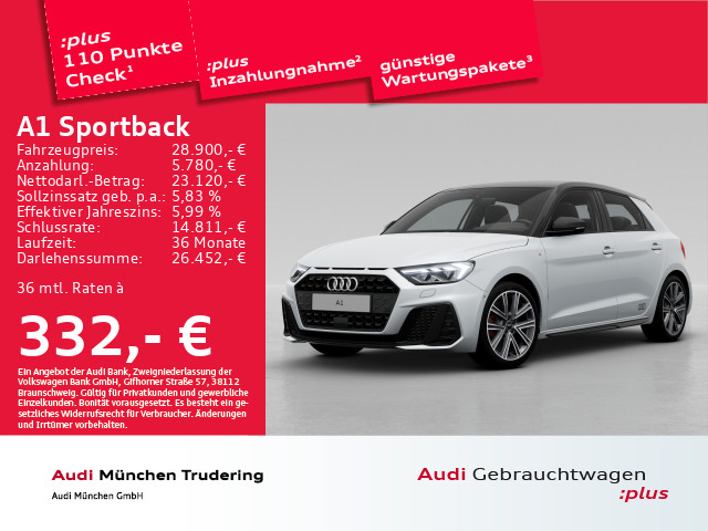 Audi A1 Sportback 40 TFSI S line