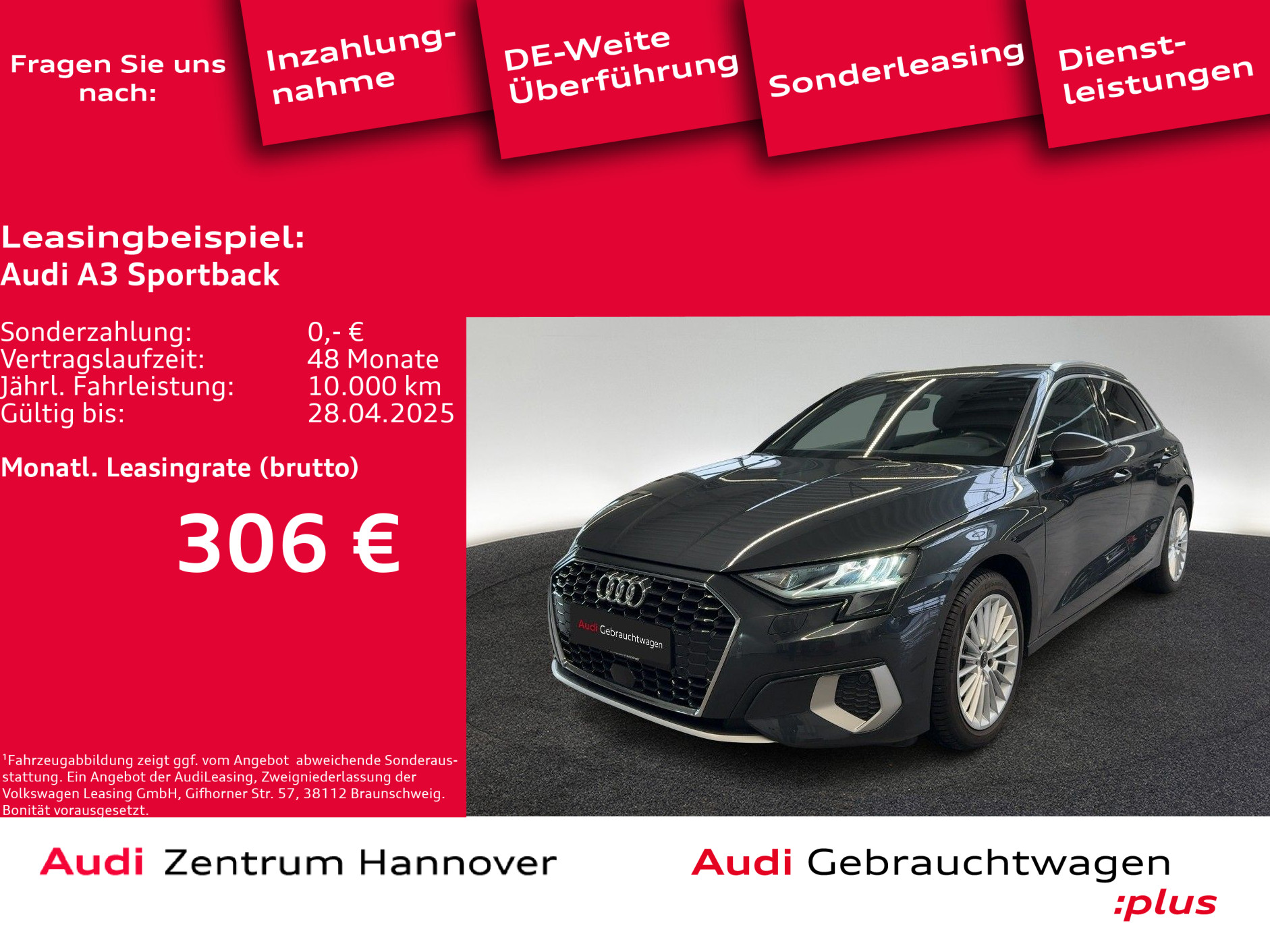 A3 Sportback Advanced 35 TFSI AHK LED DAB Smartph. Interf.
