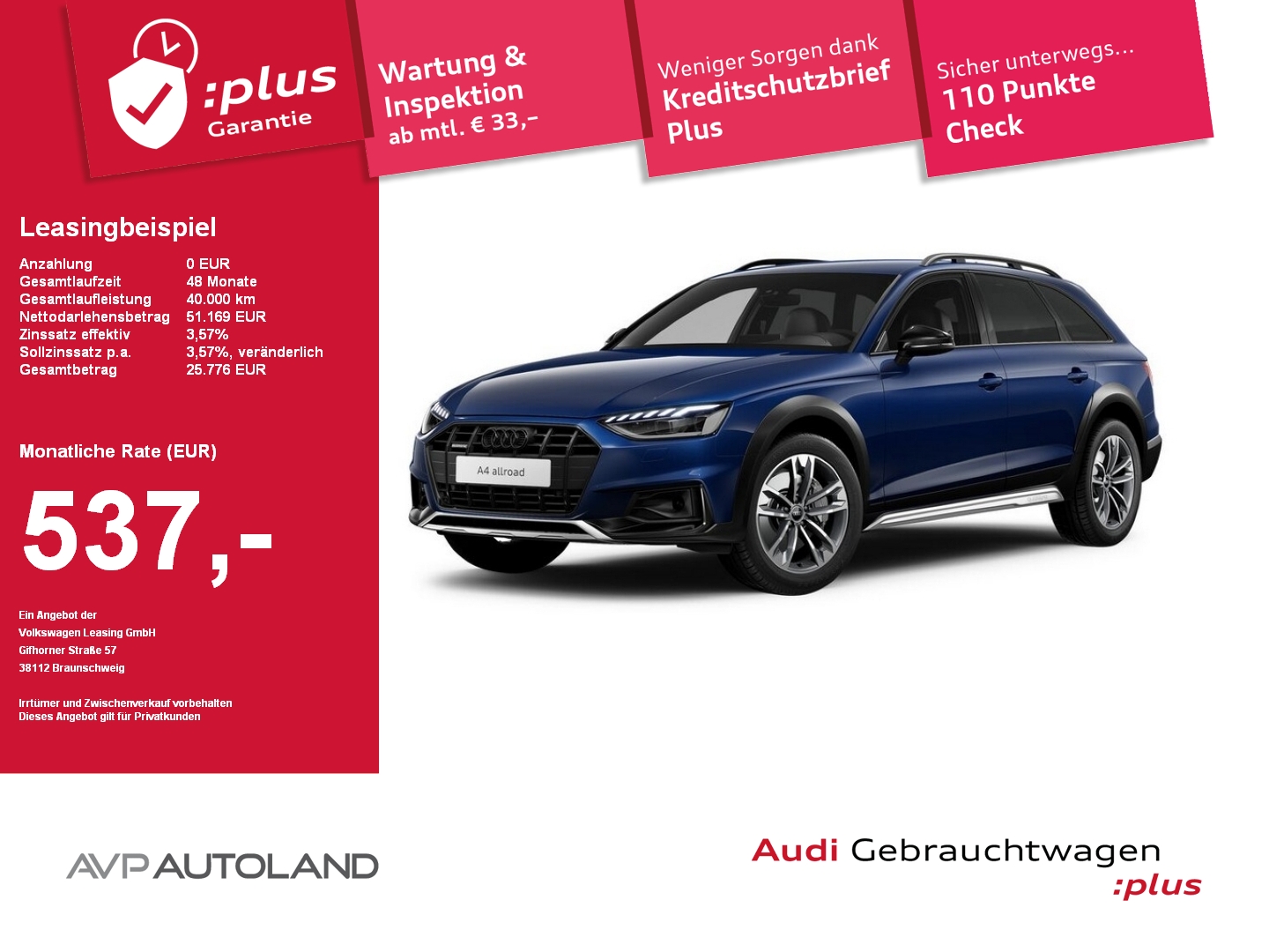 A4 allraod 45 TFSI quattro S tronic AHK