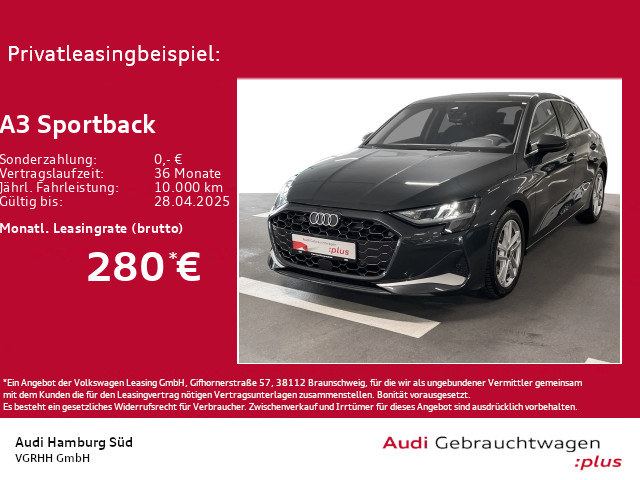 A3 Sportback 35 TFSI advanced S tronic FACELIFT