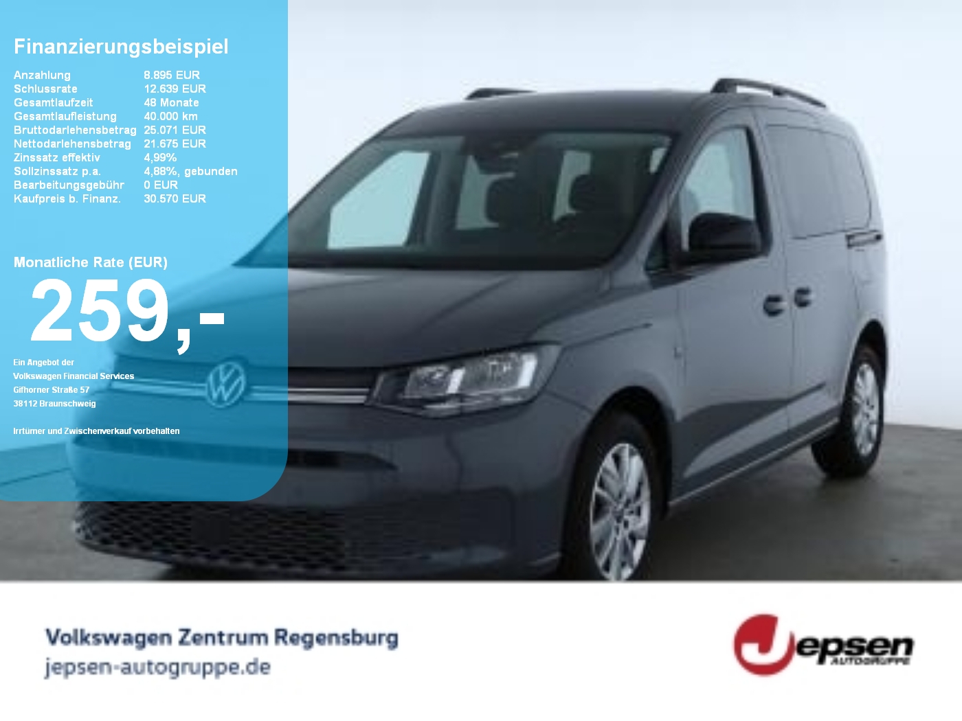 Caddy Life 1.5 TSI AHK ACC SHZ PDC KlimaA