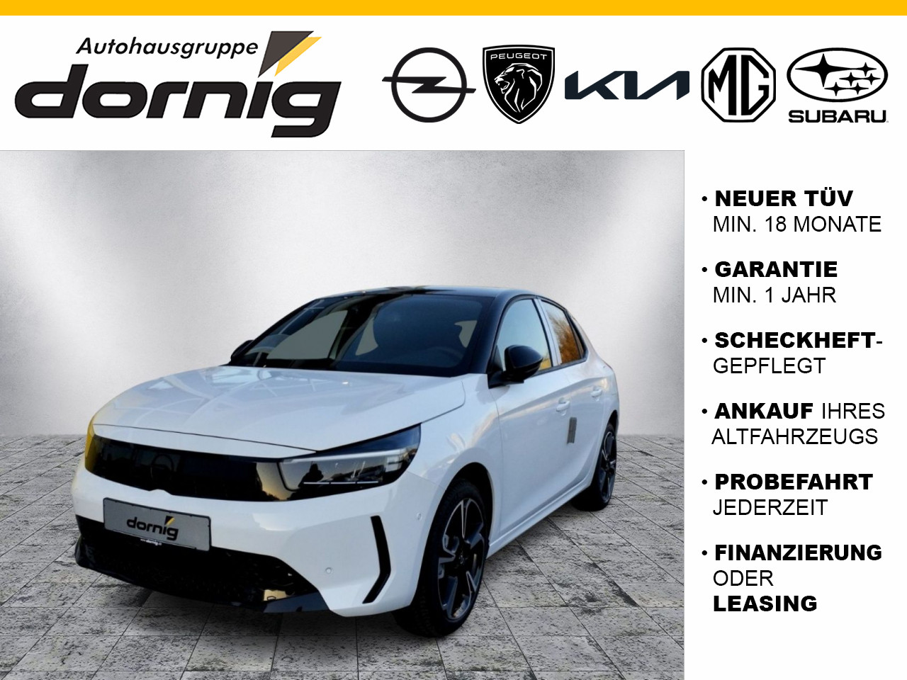 Corsa F GS Infotainment, Komfort-Paket