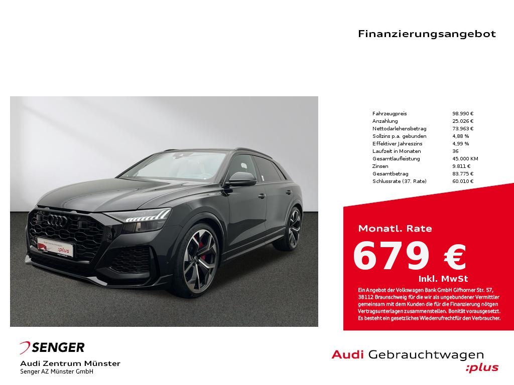 RSQ8 4.0 TFSI quattro RS-Dynamikpaket plus Pano