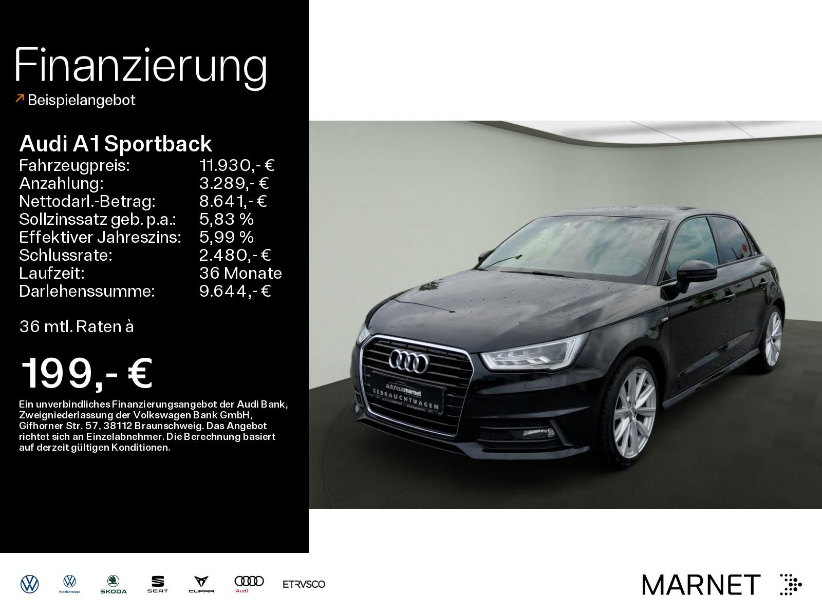 Audi A1 1.0 TFSI Sportback