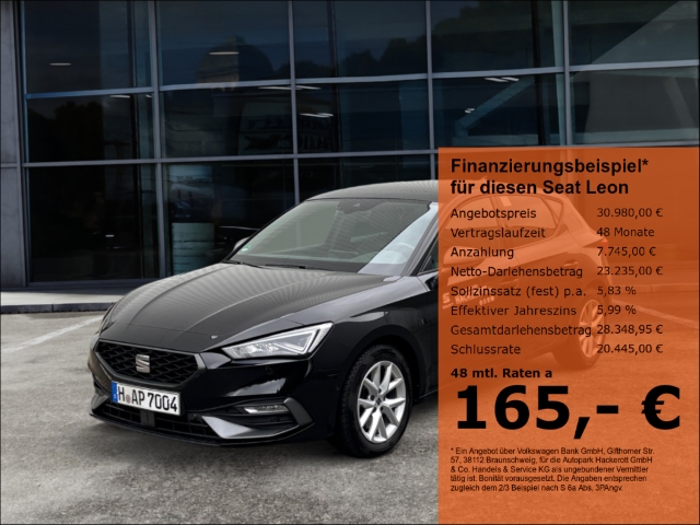 Leon FR 2.0 TDI 110 KW (150 PS) 7-GANG-DSG LED Navi Keyless AD e-Sitze ACC Parklenkass.