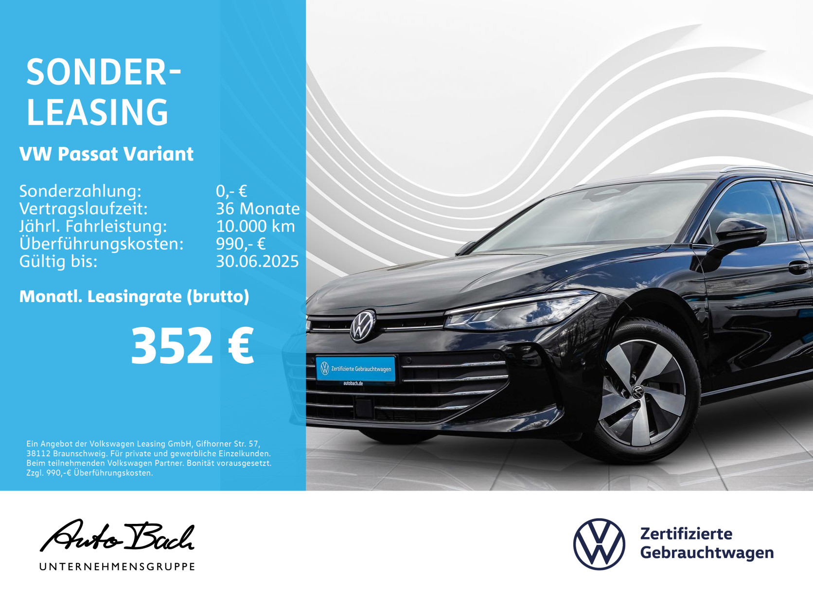 Passat Variant 1.5 eTSI DSG Business, LED, Navi, AHK, Digital Cockpit Pro, App-Connect