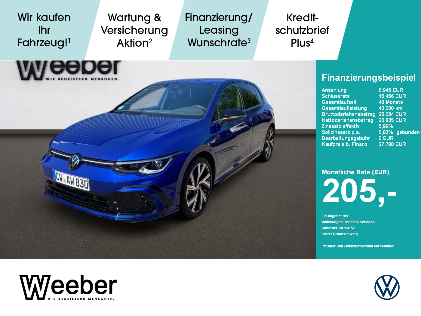 Golf 1.5l eTSI DSG R-Line Navi LED Kamera PDC