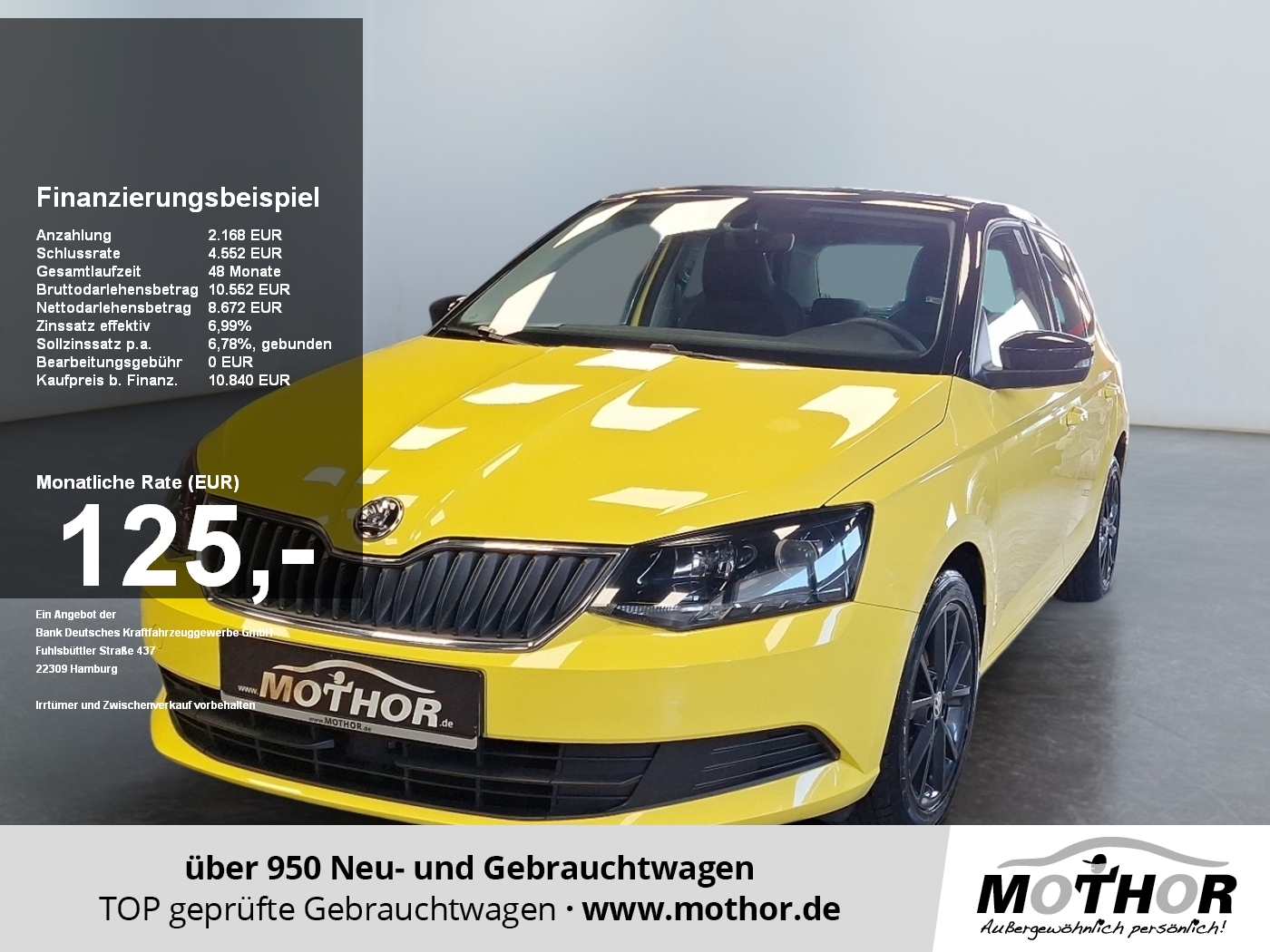 Fabia Ambition 1.0 MPI LMF16 Klima PDC