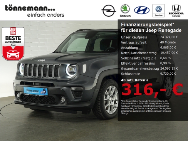 Jeep Renegade LIMITED MHEV PANORAMASCHIEBEDACH SITZ