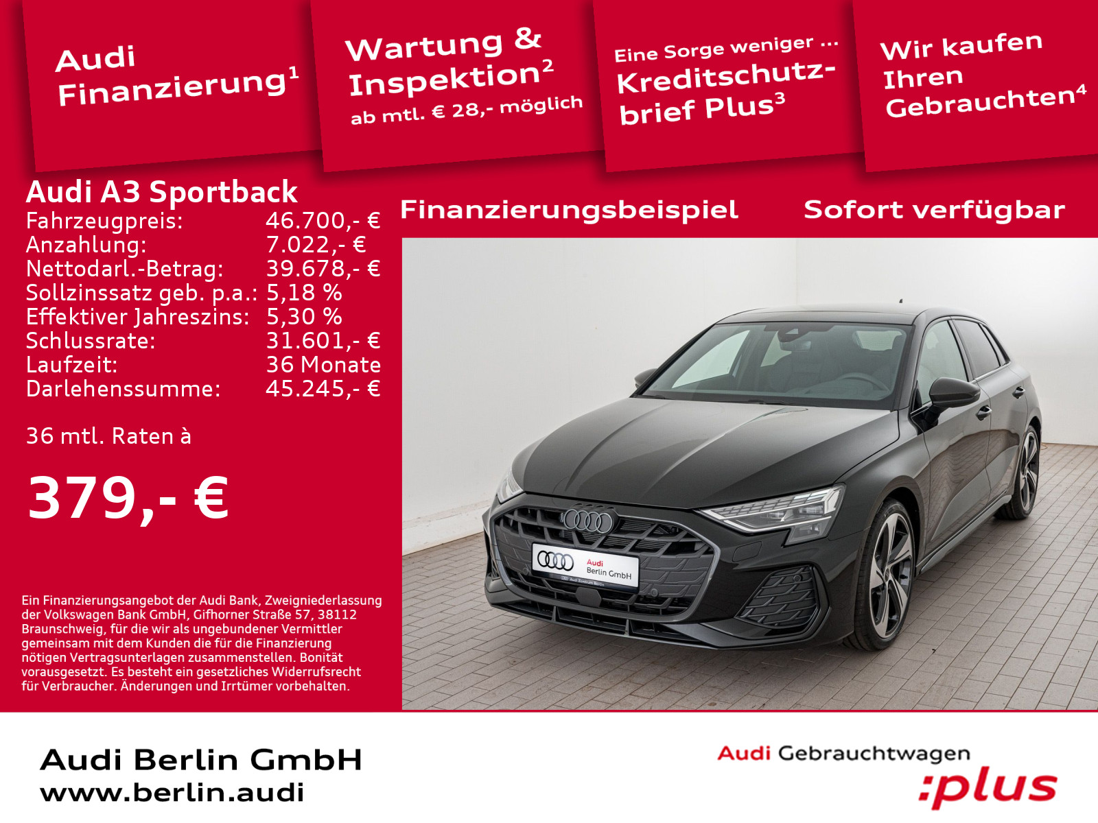Audi A3 Sportback S line 35 TFSI