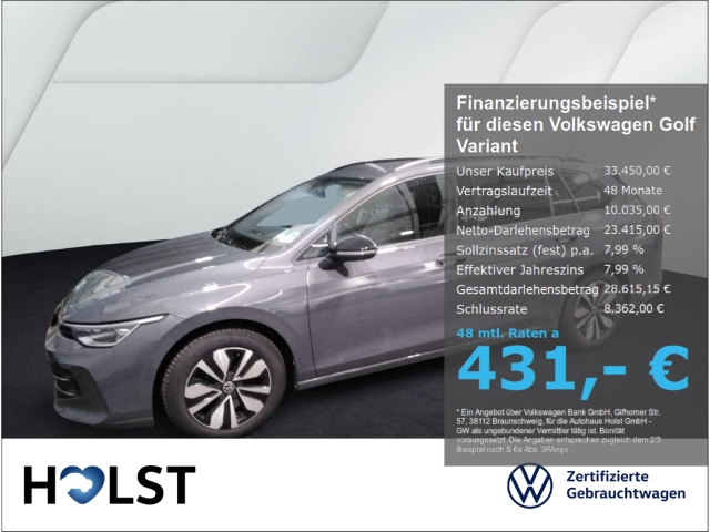 Golf Variant VIII 2.0TDI DSG GOAL IQ.LIGHT GJR AHK RüFaKa