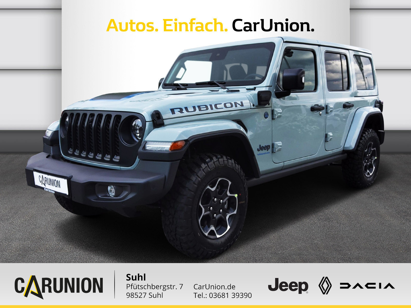 Wrangler Rubicon PHEV 4xe 380PS Hardtop