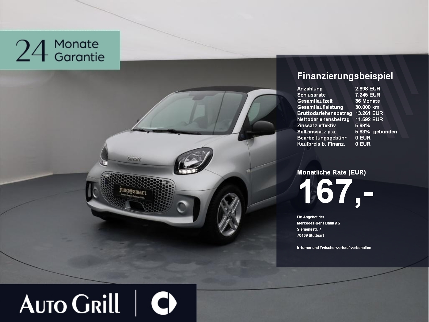smart EQ fortwo 22kw Plus-Paket