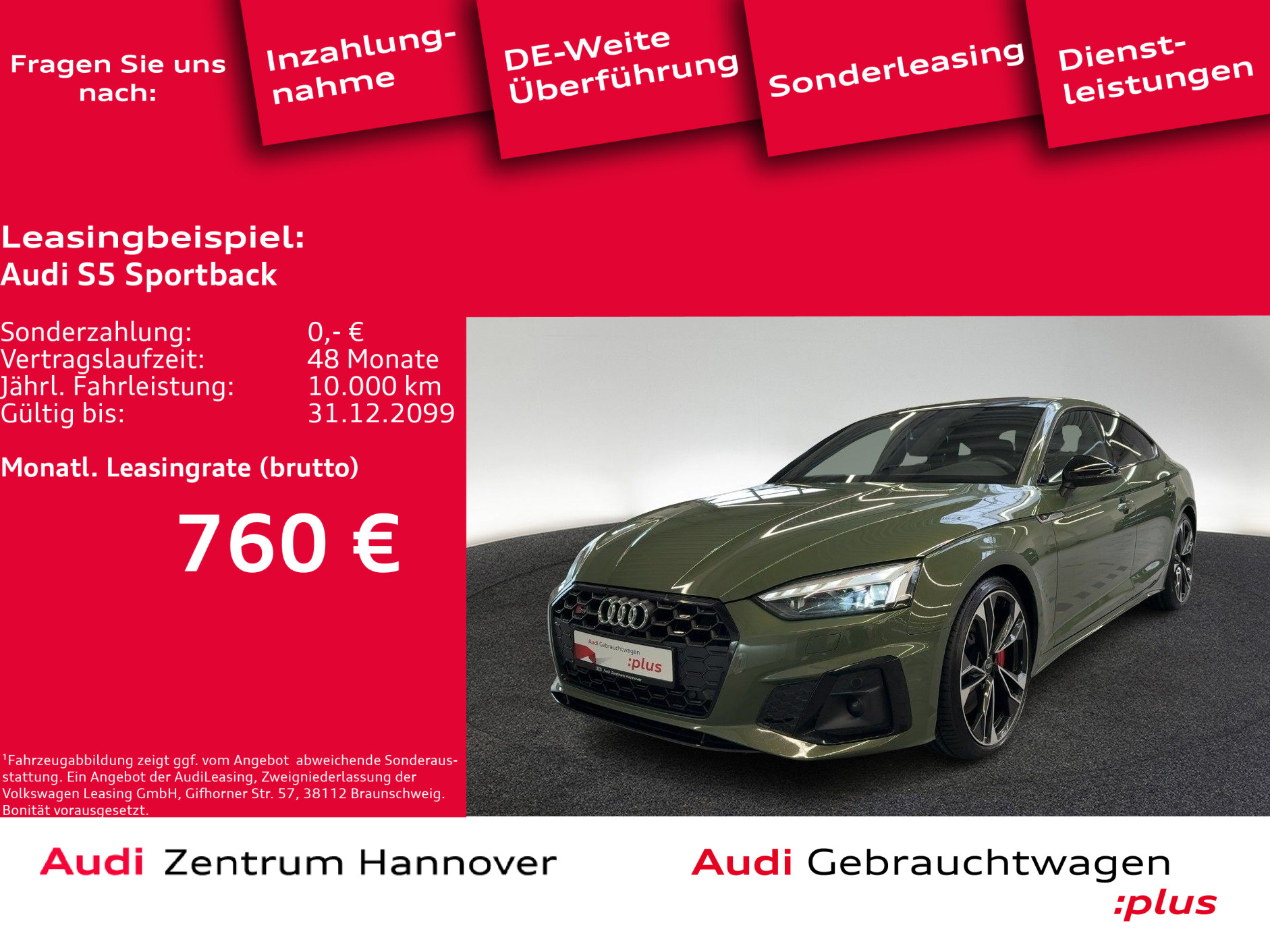 Audi S5 3.0 TDI Sportback quattro Laser