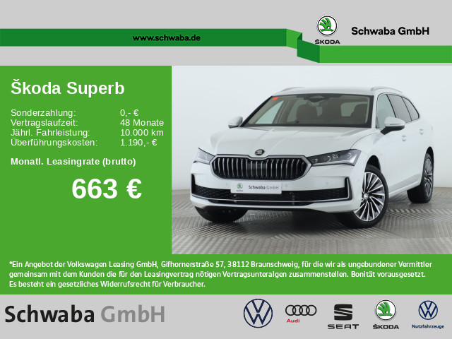 Superb Combi L&K 1,5TSI iV*MATRIX*AHK*360°*HdUp*