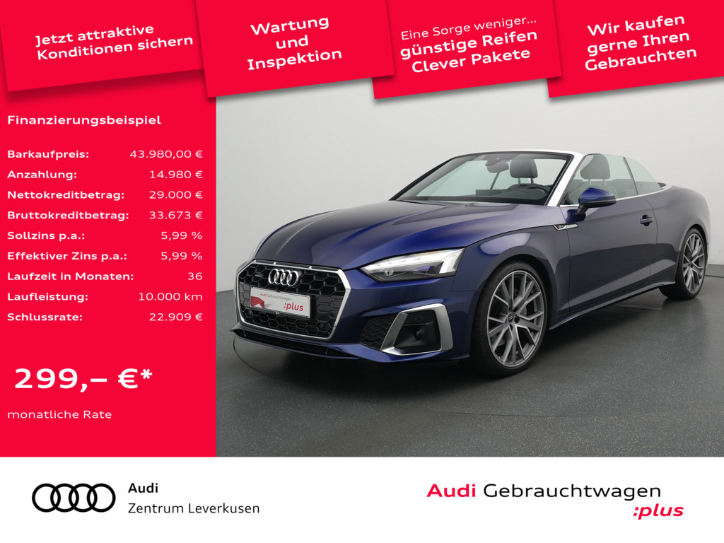 Audi A5 Cabrio quattro S-Line