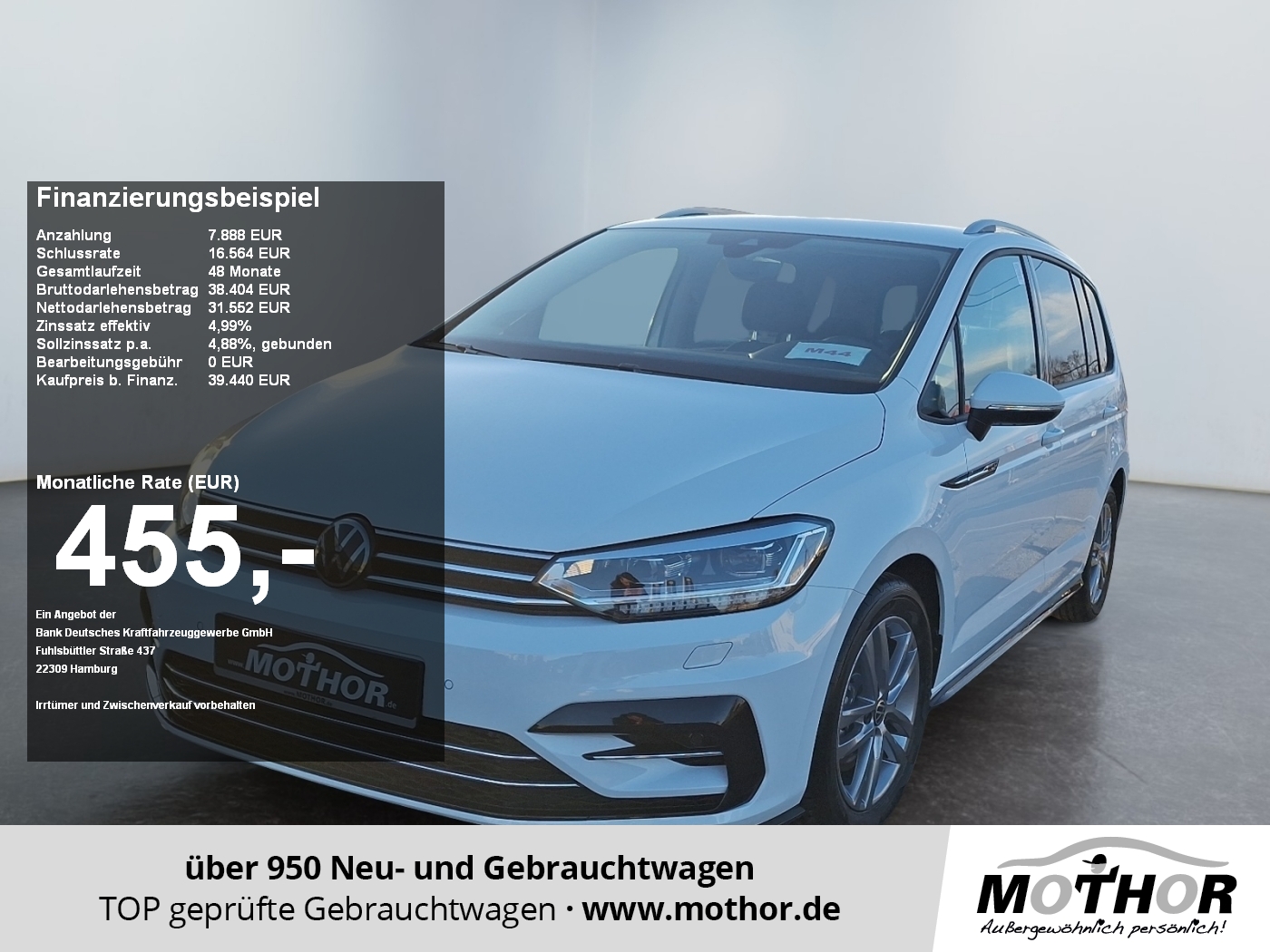 Touran R-Line 1.5 TSI DSG 7 Sitzplätze Kamera