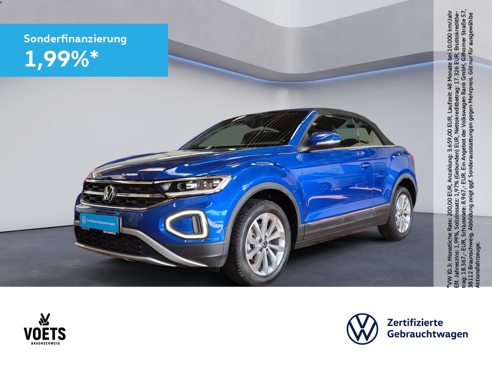Volkswagen T-Roc Cabriolet 1.0 TSI Style ASAppConnect