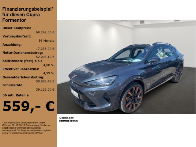 Formentor VZ EXTREME 2.0 TSI DSG 4Drive AHK AKRAPOVIC PANO