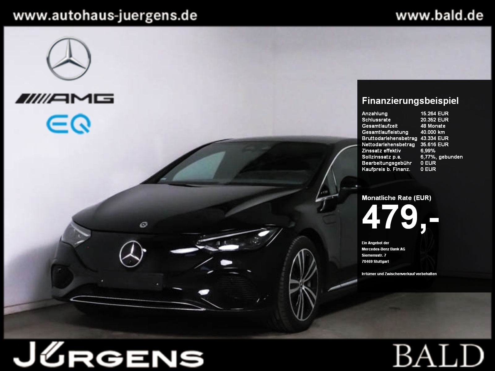 Mercedes-Benz EQE 300 MBUX Burm Ambiente