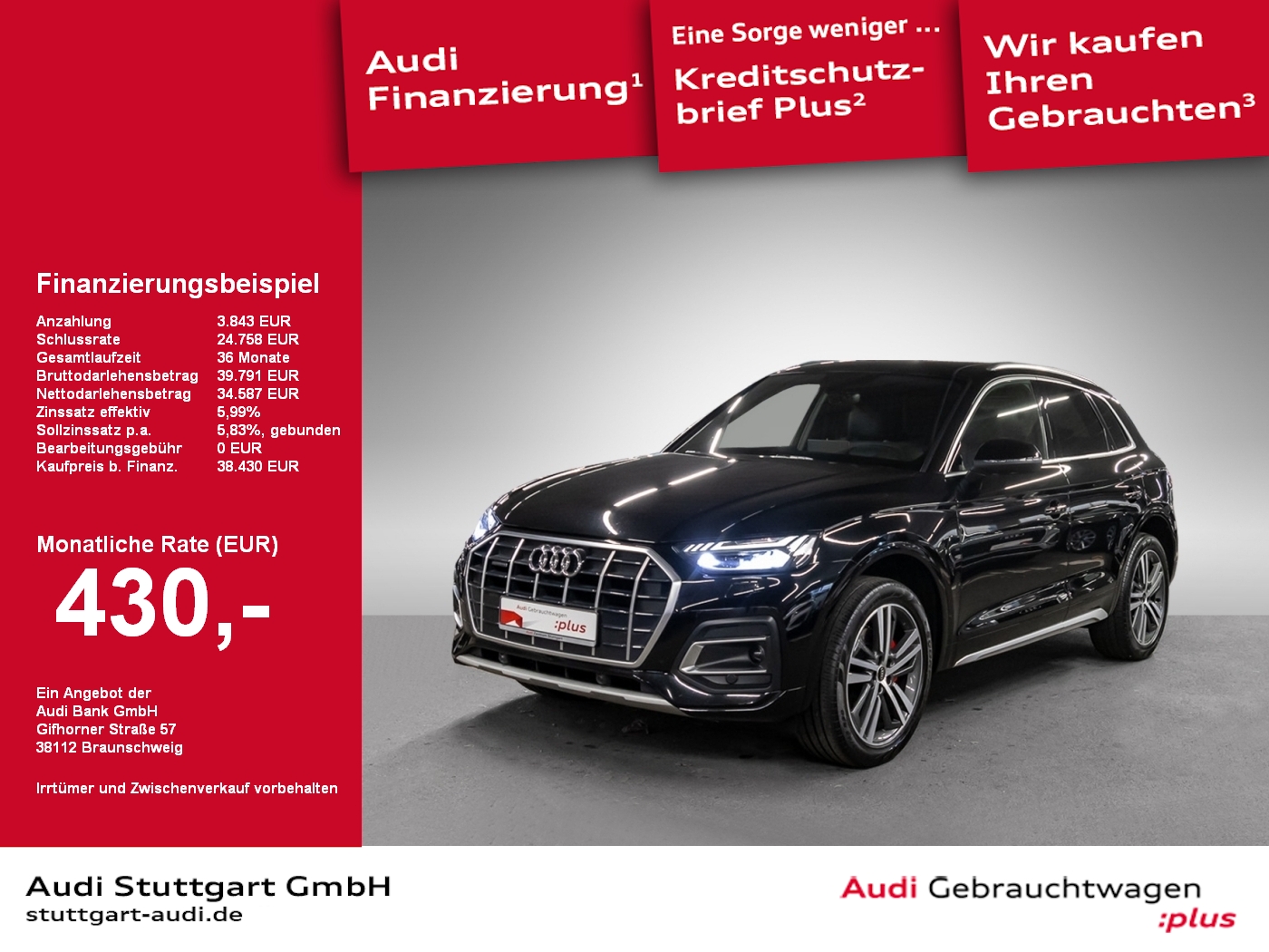 Audi Q5 40 TDI qu advanced S line