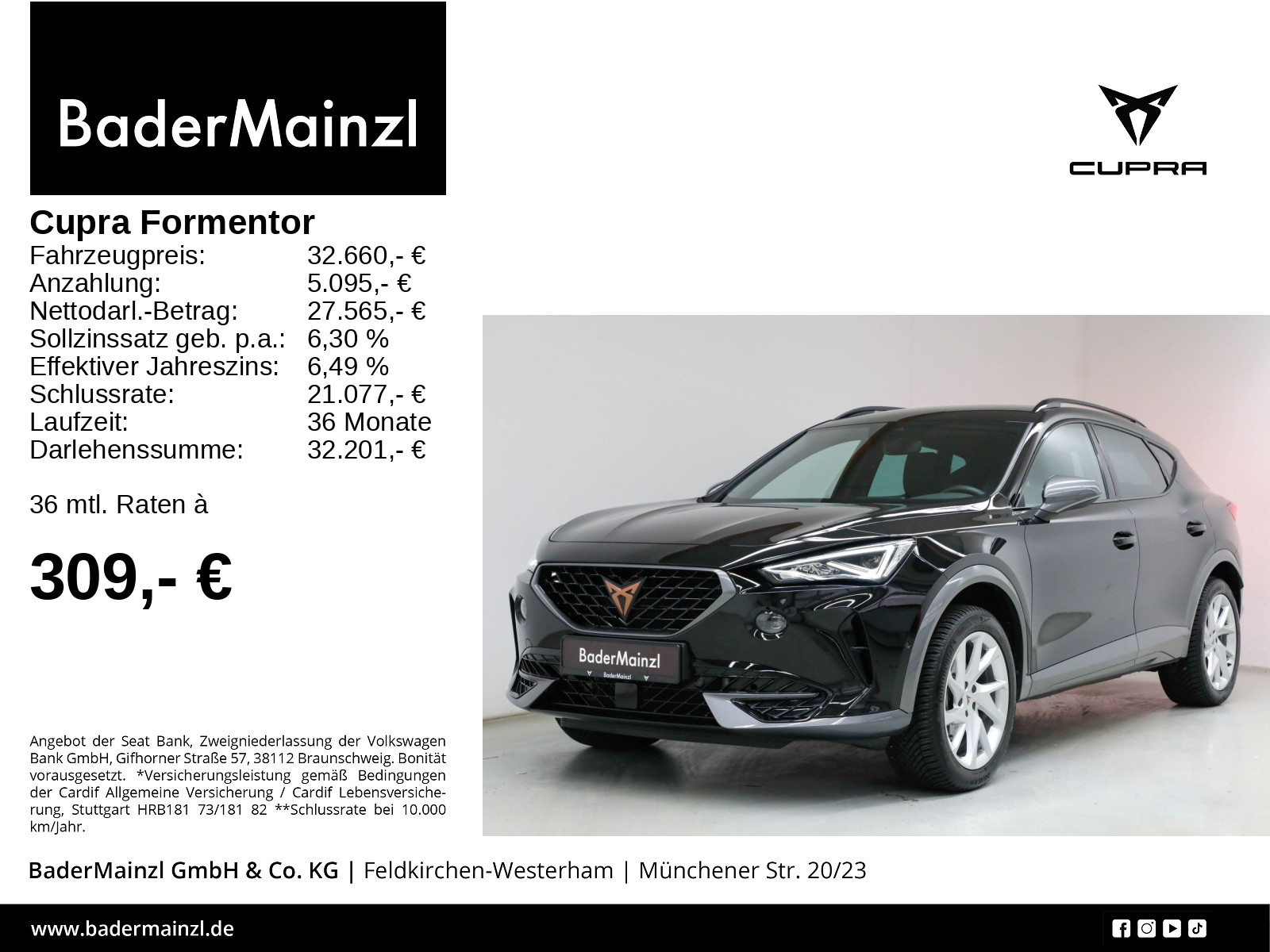 Formentor 2.0 TSI 4D DSG Kamera LED Carplay SHZ