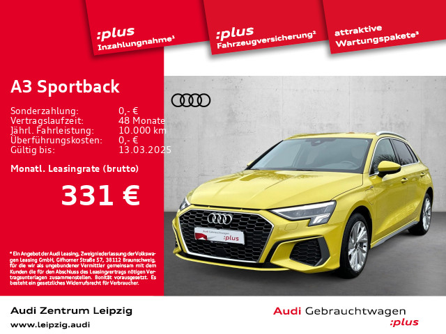 A3 Sportback 40 TFSIe S line *LED*Business*