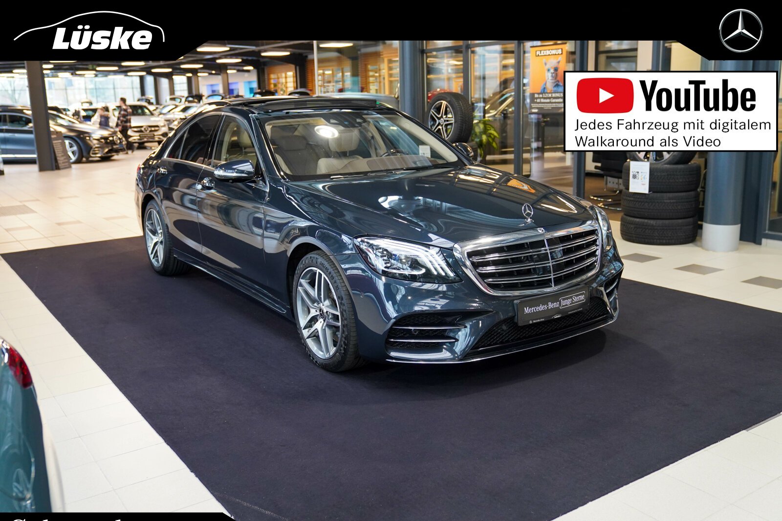 Mercedes-Benz S 400 d AMG Line beige