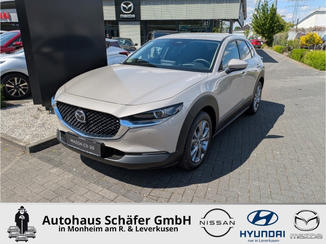 CX-30 (2025) EXCLUSIVE-L. e-Skyactiv-G 140PS 6AT HUD Navi Soundsystem Bose 360 Kamera