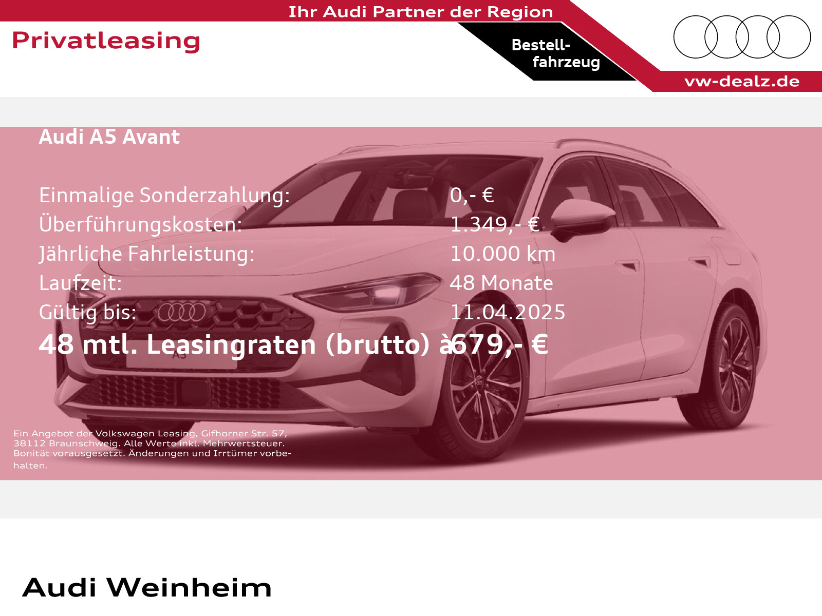 Audi A5 Avant e-hybrid quattro