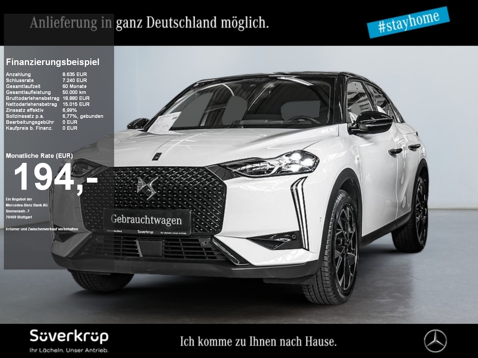 DS 3 E-Tense Opera KAMERA SPUR SHZ XENON